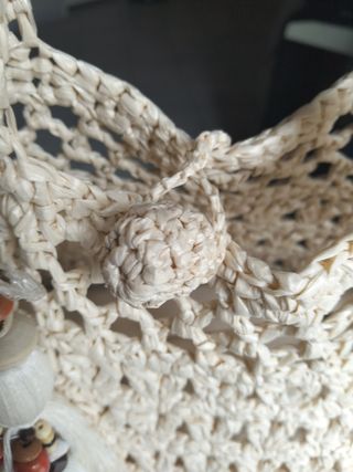 Borsa paglia rafia beige