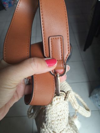 Borsa paglia rafia beige