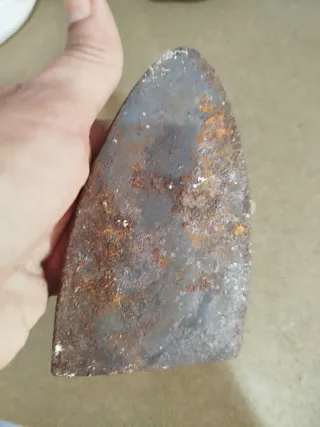 Plancha antigua de hierro