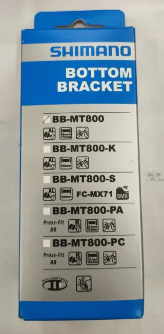 Pedalier Shimano BB-MT800
