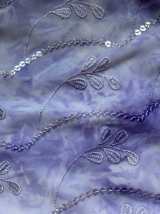 Vestido de fiesta morado