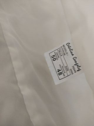 Chaqueta acolchada blanca mujer