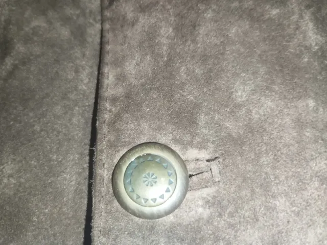 Chaqueta de ante y punto