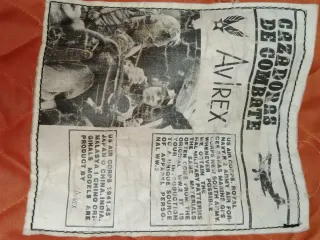 Oferta Chaqueta Avirex Auténticae Negra y cuello b