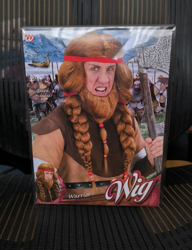 Peluca Vikingo con Barba WIDMANN Talla Única