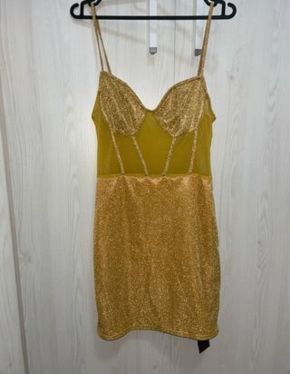 Vestitino oro scintillante
