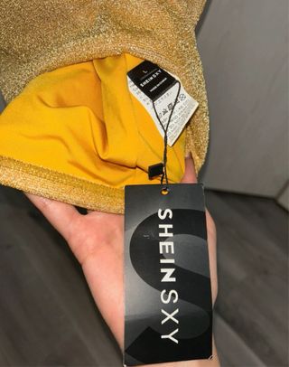 Vestitino oro scintillante