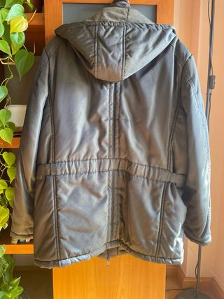Anorak verde militar con forro