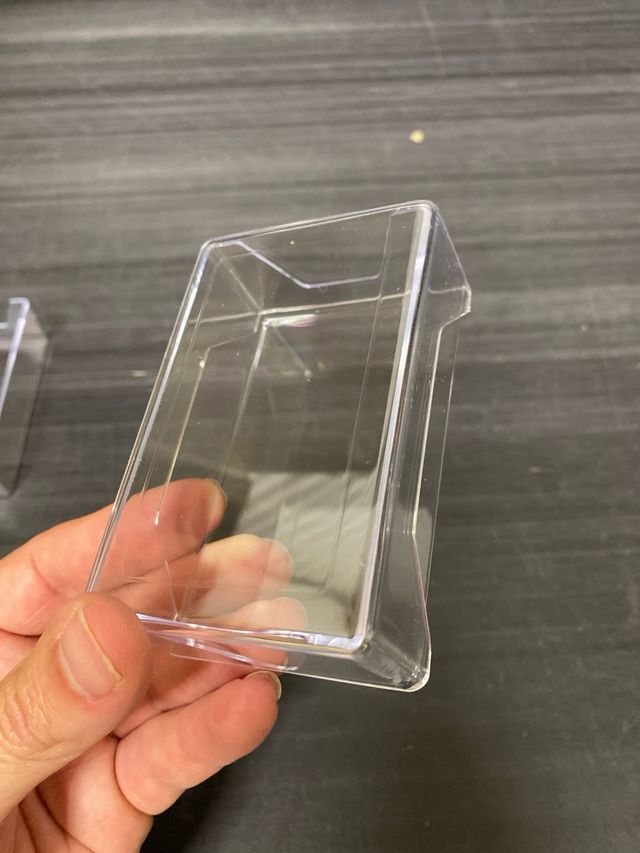 Scatole trasparenti (240u) per carte 90x55mm