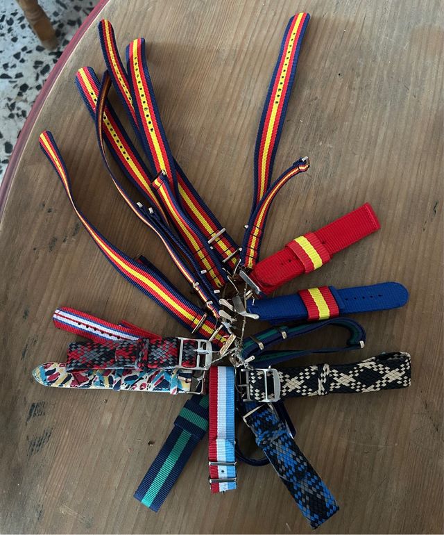 Lote correas de reloj NATO
