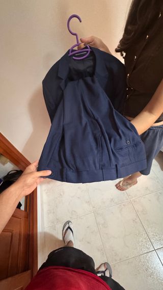 Traje de vestir azul