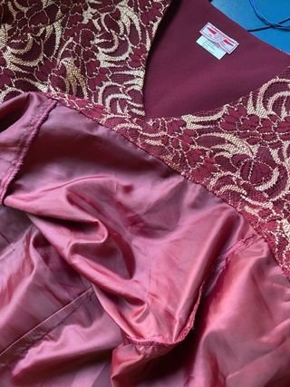 Vestido de fiesta bordado