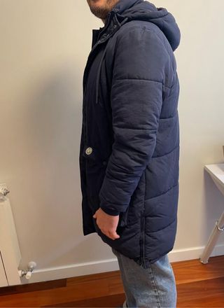 Abrigo acolchado Silbon Azul Marino Talla L