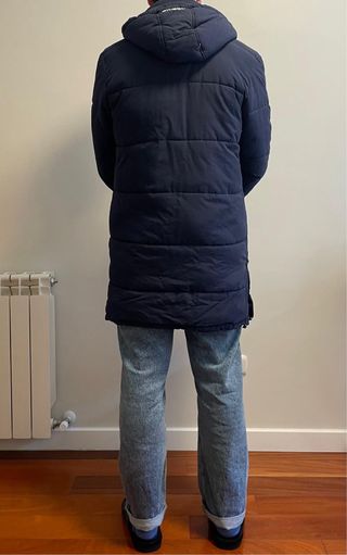 Abrigo acolchado Silbon Azul Marino Talla L