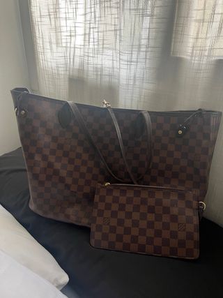 Bolso Louis Vuitton Marrón Damier