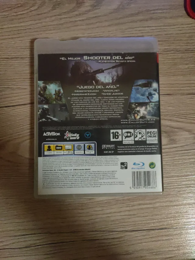 Gioco dell'anno per PS3 di Call of Duty 4: Modern Warfare