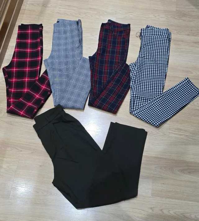 Lote 5 Pantalones Mujer Talla XS