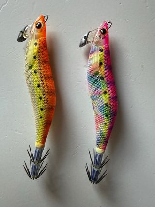2 señuelos pesca calamar Duel Mag Cast