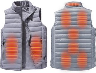 Gilet Riscaldante USB Grigio M, l, xl, xxxl 