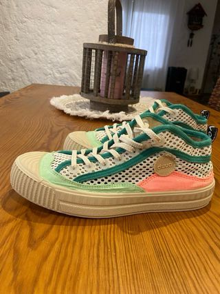 Zapatillas niña rejilla entretiempo