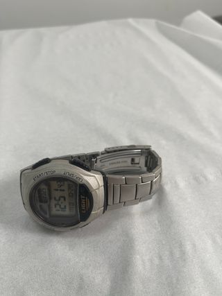 Reloj Casio W-734 Plata y Negro
