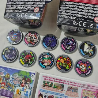Lote Yo-kai Watch 3DS + Figuras y Medallas