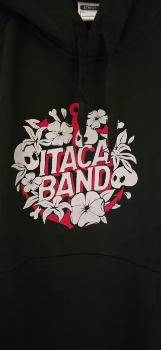 Sudadera Negra Itaca Band