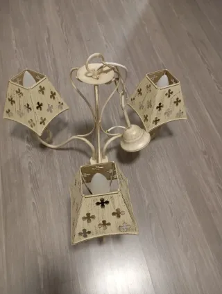 Lámpara de forja techo