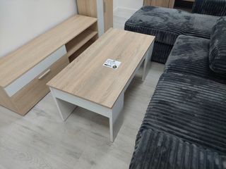 Mesita de centro madera extensible