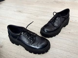 Mocasines oxford negros