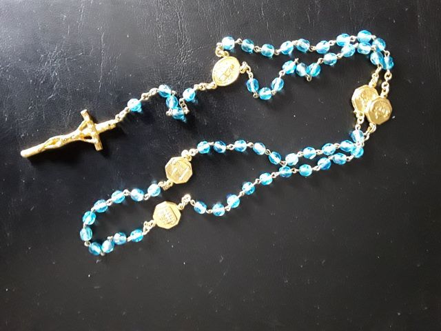 Rosario Jubileo 2000 Azul y Dorado