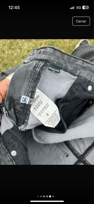 Pantalón vaquero Volcom gris