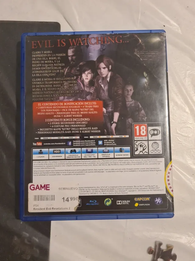 Resident Evil Revelations 2 PS4