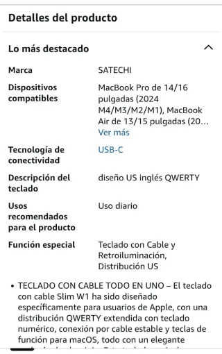 Teclado Satechi Slim