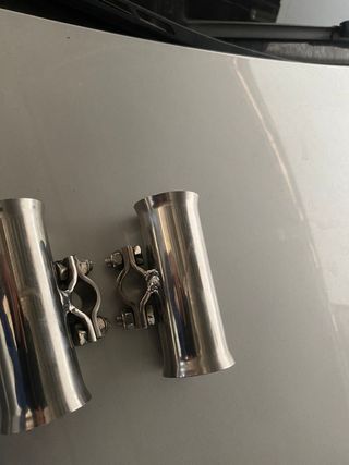 Cañeros de pesca acero inoxidable