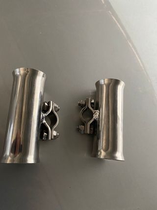 Cañeros de pesca acero inoxidable