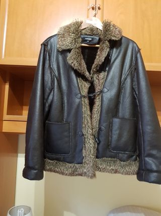  Cazadora Negra Talla 48