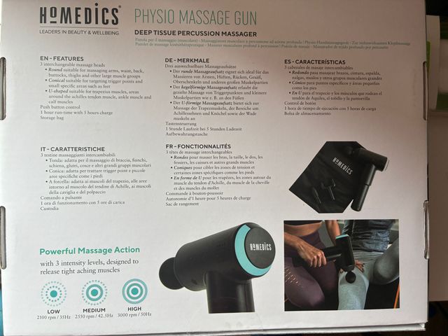 Pistola da massaggio HoMedics Physio Gun