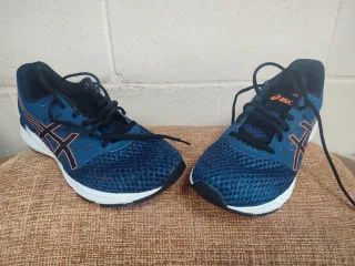 Zapatillas Asics Gel Exalt 4 Azul Naranja