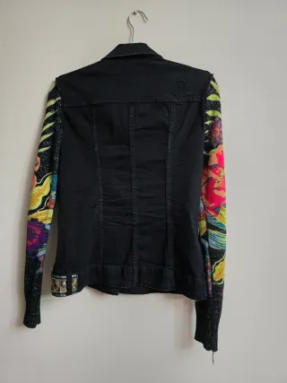 Cazadora Desigual Negra Talla M