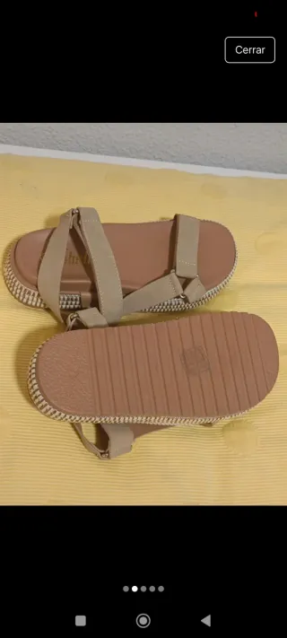Sandalias plataforma Shein beige