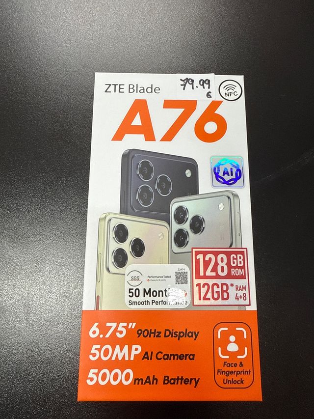 ZTE Blade A76 128GB - 2 años de garantía 