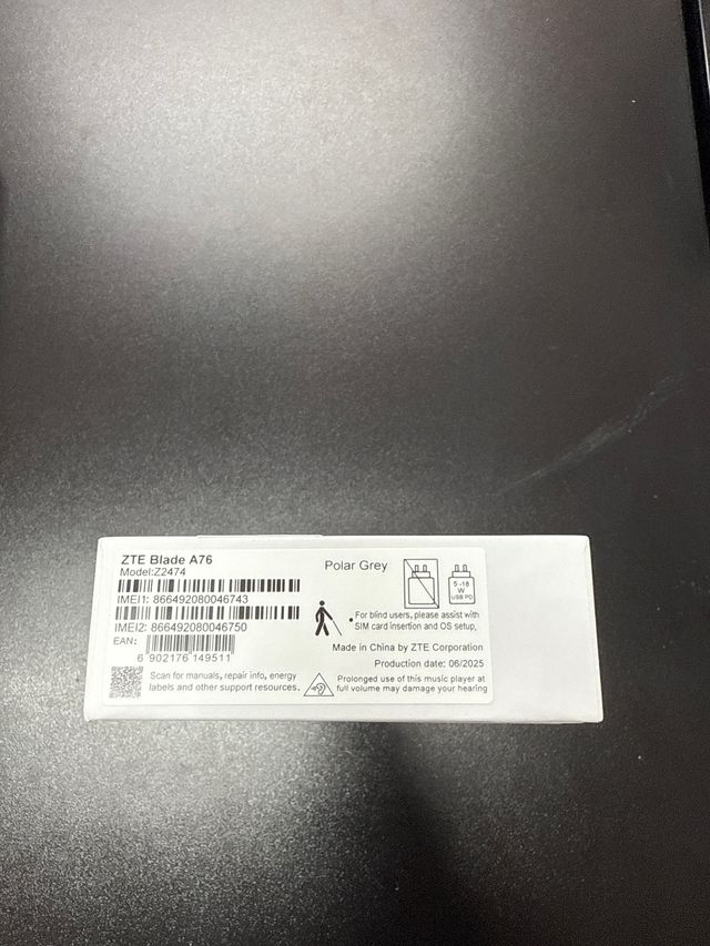 ZTE Blade A76 128GB - 2 años de garantía 