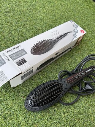Cepillo Alisador SilverCrest Negro/Gris