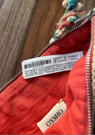 Bolso de mano Oysho estampado