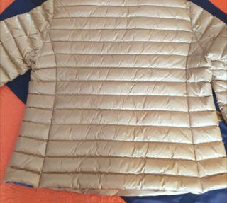 Chaqueta Plumas Henry Arroway Beige/Oro