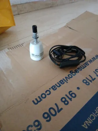 Casquillo para bombilla terrario con cable