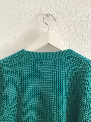 Jersey Topman verde tejido waffle