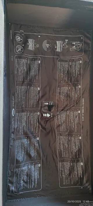 Cuna de viaje Jane Duo Level Marrón y Rojo