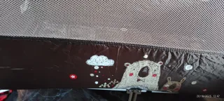 Cuna de viaje Jane Duo Level Marrón y Rojo